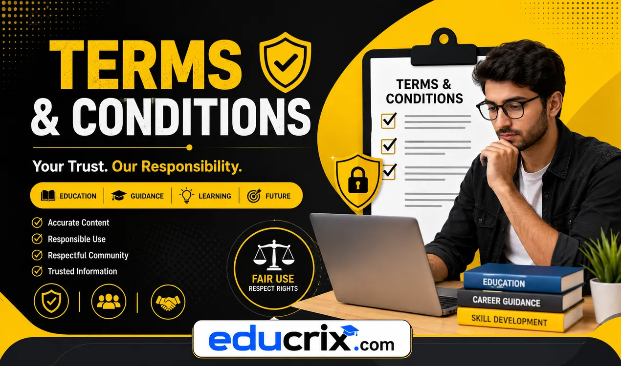 Terms and Conditons of educrix.com