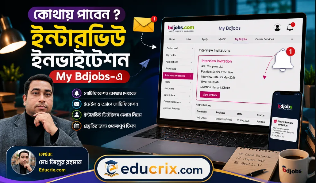 Bdjobs-এ ইন্টারভিউ কল আসলে কিভাবে আসে?