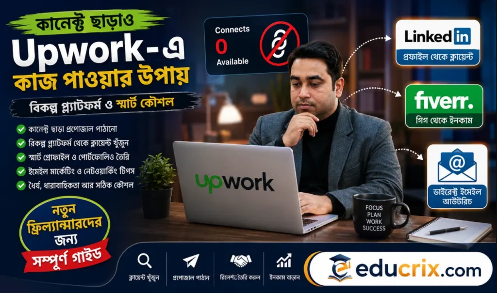 Upwork-এ কানেক্টস শেষ হয়ে গেলে নতুন ক্লায়েন্ট পাওয়ার বিকল্প উপায়